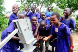 Drop in the Bucket Africa water charity, completed wells, Apele Primary School Well Uganda-18