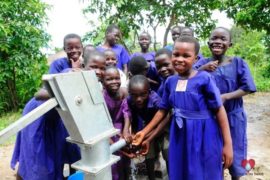 Drop in the Bucket Africa water charity, completed wells, Apele Primary School Well Uganda-20