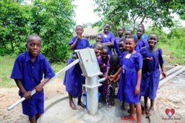 Drop in the Bucket Africa water charity, completed wells, Apele Primary School Well Uganda-21
