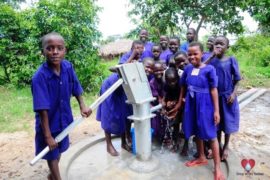 Drop in the Bucket Africa water charity, completed wells, Apele Primary School Well Uganda-23