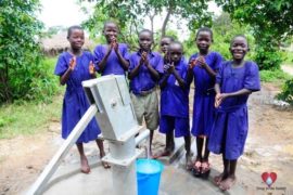 -Drop in the Bucket Africa water charity, completed wells, Apele Primary School Well Uganda-27