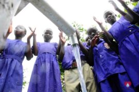 Drop in the Bucket Africa water charity, completed wells, Apele Primary School Well Uganda-30