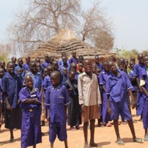 Africa water wells South Sudan, Makuack primary school, Awiel
