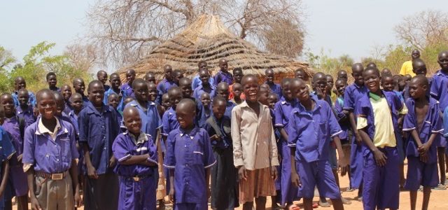 Africa water wells South Sudan, Makuack primary school, Awiel