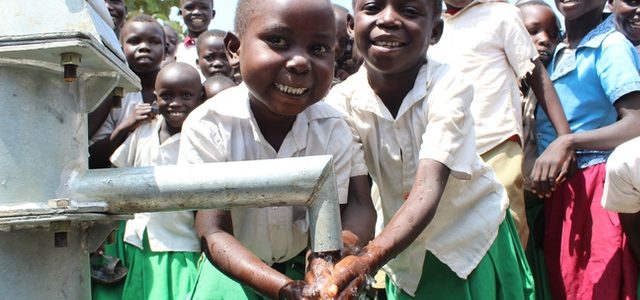 Uganda water wells Mena Primary School Drop in the Bucket water charity
