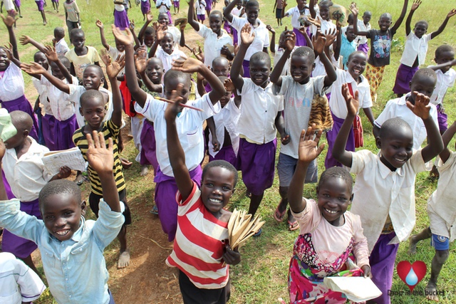 Drop in the Bucket Uganda water well Koboko Kimu Primary School