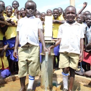 Africa water well drilling Drop in the Bucket Koboko Uganda Lobule Primary School borehole Gallery