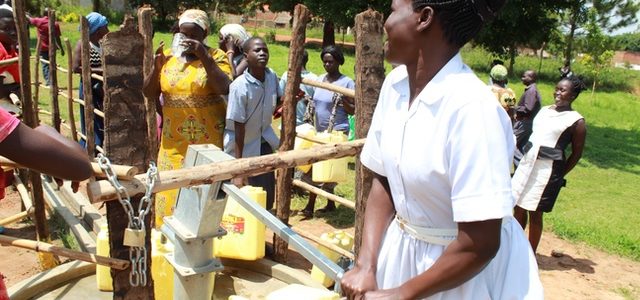 Drop in the Bucket Gulu Uganda water wells Bardege HC