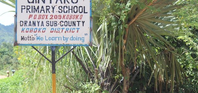 Drop in the Bucket Koboko, Uganda Ginyako Primary School water well