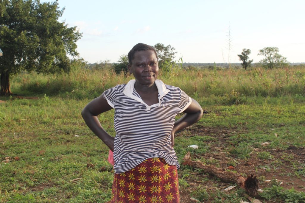 Owlla Christine - Security guard at the Qgago Health Center II in Uganda