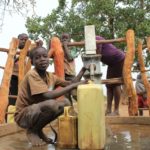 Drop in the Bucket Uganda water well Dago Dwong Parent School borehole02