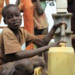 Drop in the Bucket Uganda water well Dago Dwong Parent School borehole10