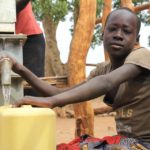 Drop in the Bucket Uganda water well Dago Dwong Parent School borehole18