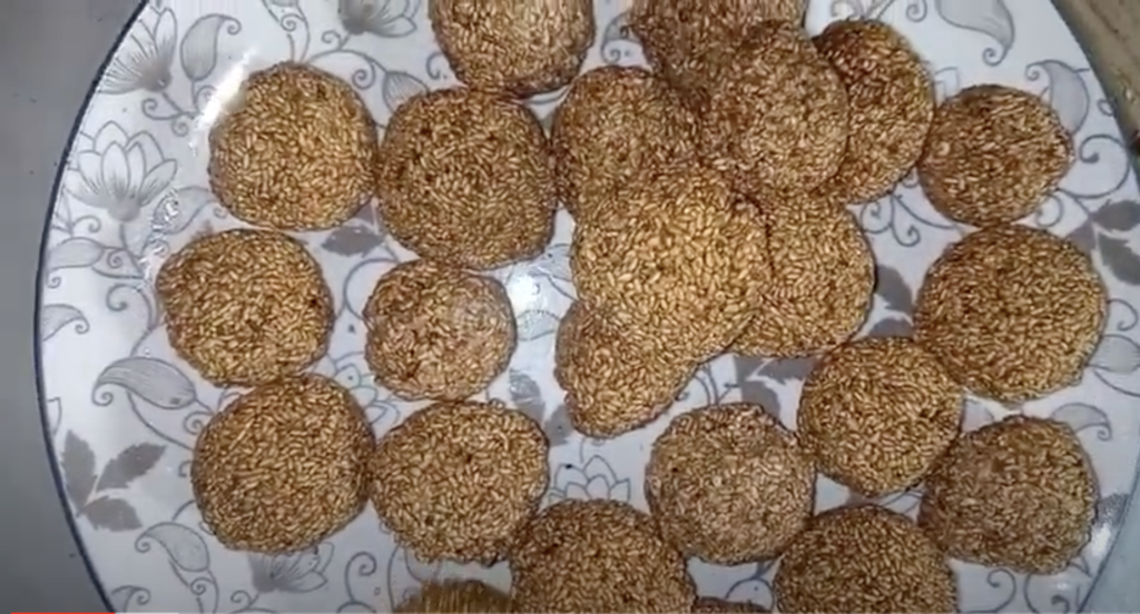 Sesame seed cookies (Simsim) popular in Uganda