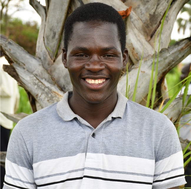 Hon Ocaya Denis a local leader from Layik West village in Uganda