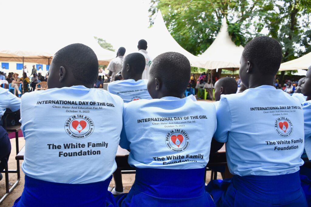 International Day of the Girl 2023 - Nimule, South Sudan - event sponsored by Drop in the Bucket and the White Family Foundation