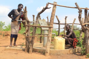 Borehole drilled by Drop in the Bucket for the Pajule Public Primary School in Pader, Uganda