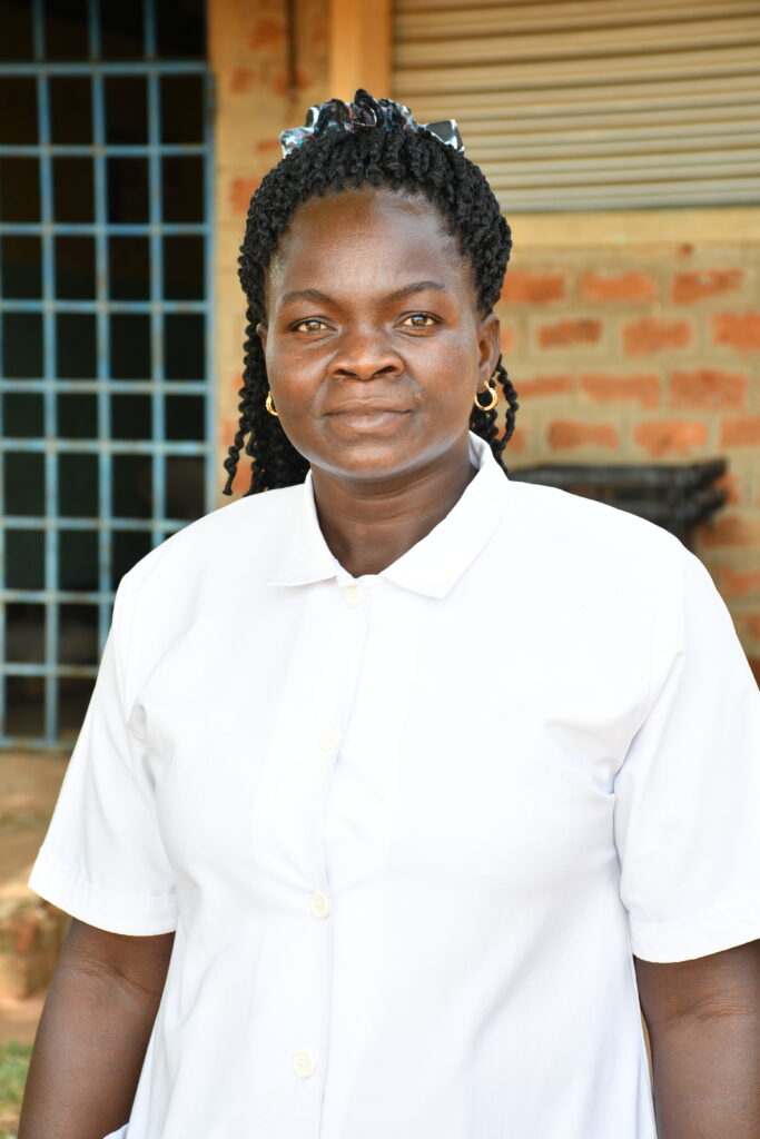 Awor Stella Grace from the Alero Health Center III in Nwoya, Uganda