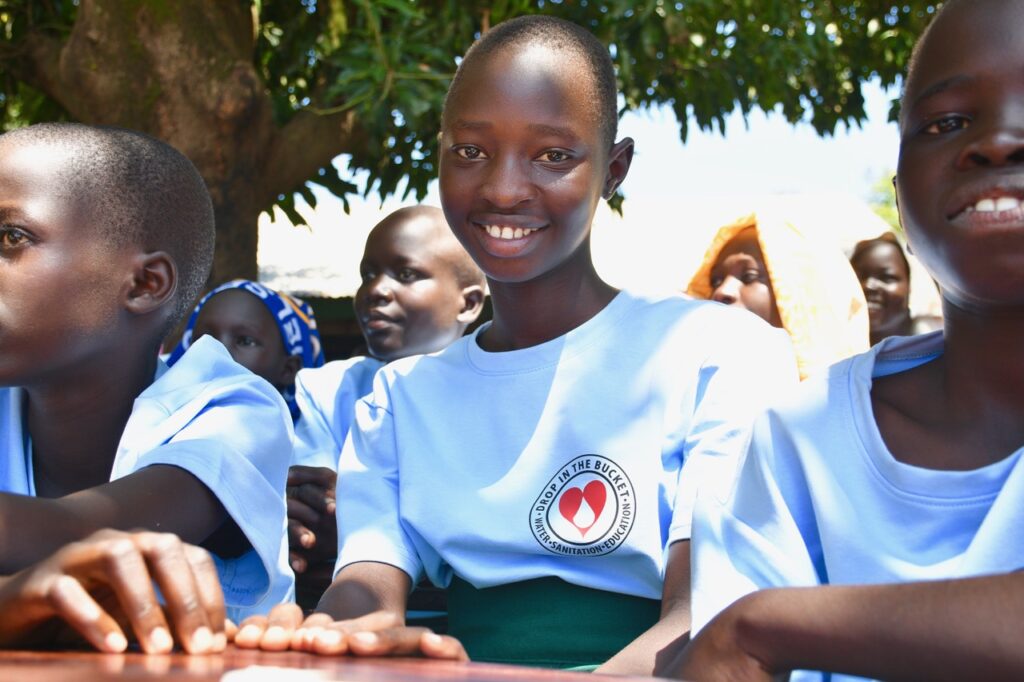 Students from the Drop in the Bucket education program attend the International Day of the Girl celebrations 2024 in Nimule, South Sudan.