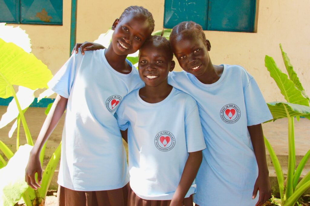 Students from the Drop in the Bucket education program attend the International Day of the Girl celebrations 2024 in Nimule, South Sudan.