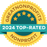 Top Rated Non-Profit Badge awarded to Los Angeles-based water charity Drop in the Bucket by GreatNonprofits.