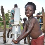 Drop in the Bucket drilled a well for the Bidin-B village in Nwoya, Uganda