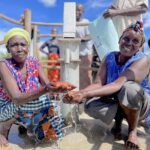 Clean water well serving the community of Oduku village in Uganda