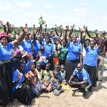 Community members from Lakwatomer-Korga-community, getting clean water from the borehole in Koro, Omoro, Uganda