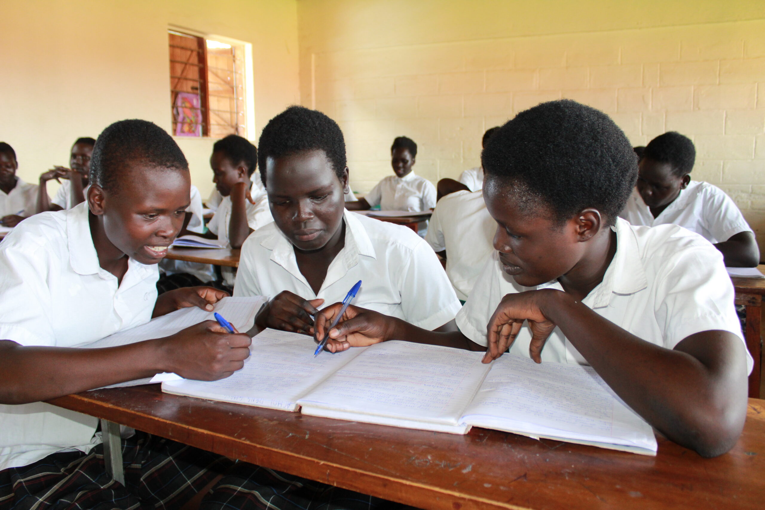 Students from the Drop in the Bucket scholarship program in South Sudan