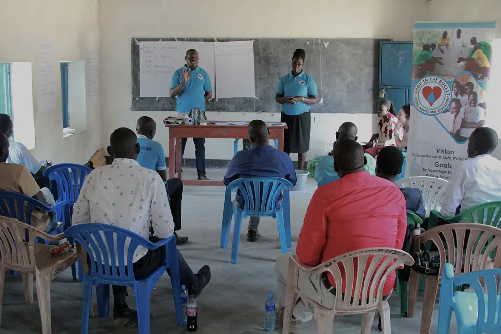 South Sudanese teachers attend a teacher training workshop in Nimule South Sudan