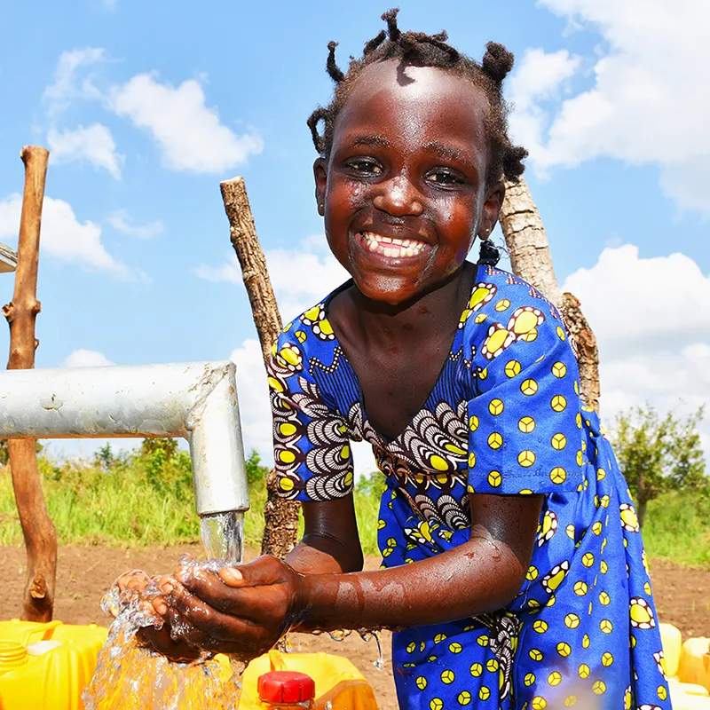 Drop in the Bucket Africa water wells Uganda borehole